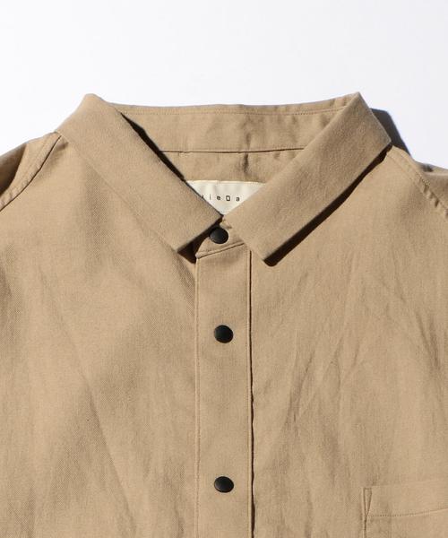 JIEDA(ジエダ)の「<JieDa> C/W OVER SHIRT/シャツ(シャツ/ブラウス・メンズ・ブラック/ベージュ・1/2)」の4枚目の写真