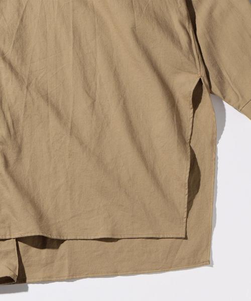 JIEDA(ジエダ)の「<JieDa> C/W OVER SHIRT/シャツ(シャツ/ブラウス・メンズ・ブラック/ベージュ・1/2)」の6枚目の写真