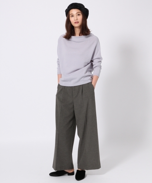 GLOBAL WORK（グローバルワーク）の「TRワイドパンツ2/773060（その他パンツ・レディース・ブラック/ダークブラウン/ベージュ/ダークグレー・SMALL/MEDIUM/LARGE）」の8枚目の写真