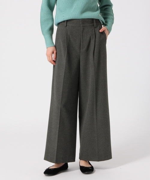 GLOBAL WORK（グローバルワーク）の「TRワイドパンツ2/773060（その他パンツ・レディース・ブラック/ダークブラウン/ベージュ/ダークグレー・SMALL/MEDIUM/LARGE）」の10枚目の写真