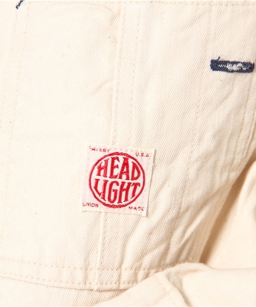 BEAMS BOY（ビームスボーイ）の「○HEAD LIGHT / オフツイル ワークコート（カバーオール・レディース・ホワイト・ONE SIZE）」の8枚目の写真