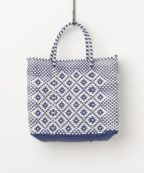 COLONY 2139（コロニートゥーワンスリーナイン）の「MERCADO BAG XS 配色　メルカドバッグ（かごバッグ・レディース・シルバー/ゴールド/ブラック/ネイビー・FREE）」の3枚目の写真