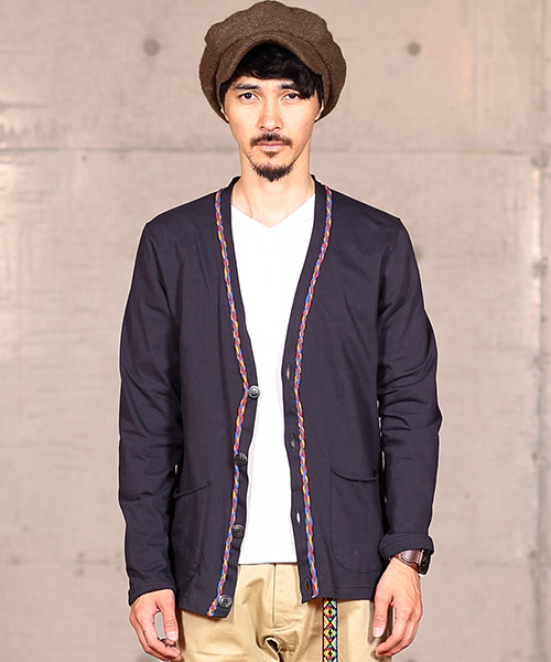 rehacer(レアセル)の「rehacer : Vivid cardigan(カーディガン/ボレロ・メンズ・グレー/チャコールグレー・MEDIUM/SMALL/X-LARGE/LARGE)」の2枚目の写真