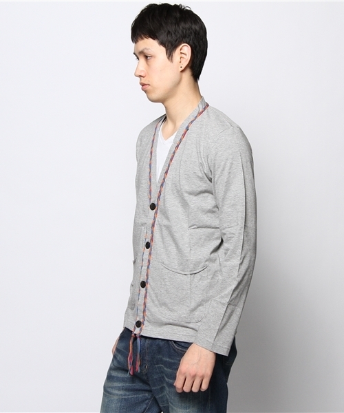 rehacer(レアセル)の「rehacer : Vivid cardigan(カーディガン/ボレロ・メンズ・グレー/チャコールグレー・MEDIUM/SMALL/X-LARGE/LARGE)」の4枚目の写真