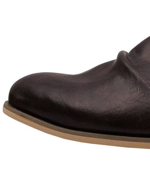 ８(eight)（エイト）の「くしゅくしゅ加工 ショートブーツ PUレザー スリッポン（ブーツ・メンズ・ブラック/ダークブラウン/ブラウン・25.5cm/26.0cm/26.5cm/27.0cm）」の17枚目の写真