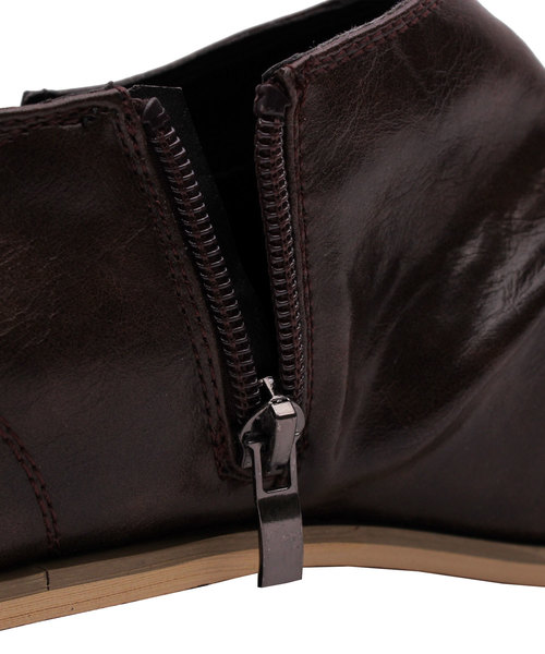 ８(eight)（エイト）の「くしゅくしゅ加工 ショートブーツ PUレザー スリッポン（ブーツ・メンズ・ブラック/ダークブラウン/ブラウン・25.5cm/26.0cm/26.5cm/27.0cm）」の13枚目の写真