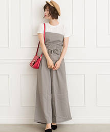 SpRay | リボンベルト付ベアオールインワン(つなぎ/オールインワン)