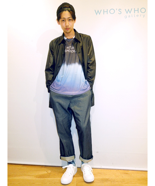 WHO'S WHO gallery（フーズフーギャラリー）の「【WHT SOX】カモフラージュロングソックス（ソックス/靴下・メンズ・グレー/イエロー/ブルー・FREE）」の7枚目の写真