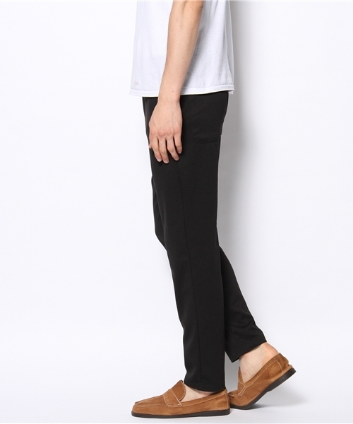 WHO'S WHO gallery（フーズフーギャラリー）の「リラックスジャージーズパンツ（スラックス・メンズ・ライトグレー/ブラック・FREE）」の3枚目の写真