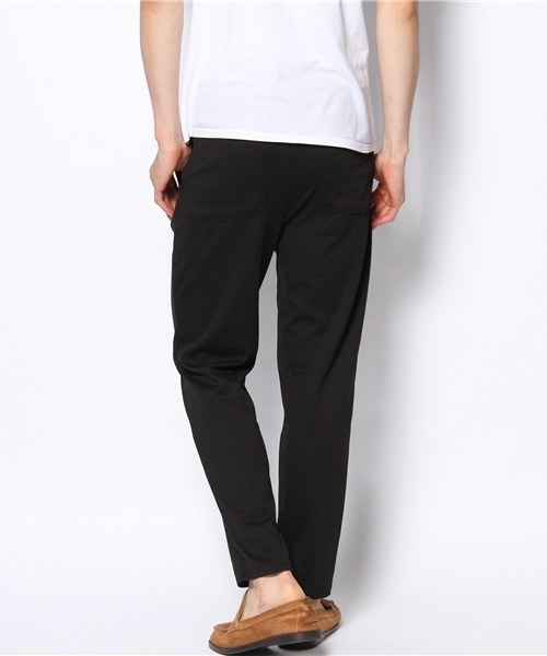 WHO'S WHO gallery（フーズフーギャラリー）の「リラックスジャージーズパンツ（スラックス・メンズ・ライトグレー/ブラック・FREE）」の10枚目の写真