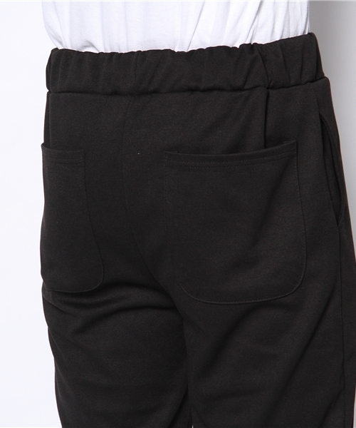 WHO'S WHO gallery（フーズフーギャラリー）の「リラックスジャージーズパンツ（スラックス・メンズ・ライトグレー/ブラック・FREE）」の5枚目の写真