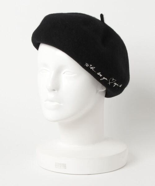 To b. by agnes b.(トゥービーバイアニエスベー)の「WM03 BERET ウールベレー(ハンチング/ベレー帽)」|ブラック