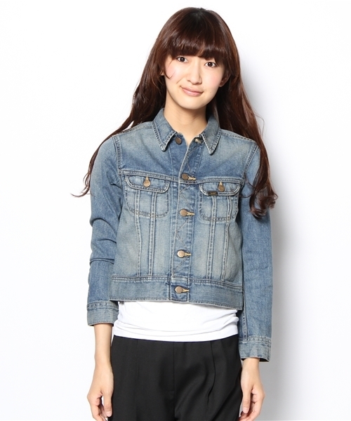 Demi-Luxe BEAMS（デミルクス ビームス）の「【Oggi7月号掲載】Lee / デニム ジャケット Gジャン（デニムジャケット・レディース・サックスブルー/ブルー・SMALL/MEDIUM）」の4枚目の写真