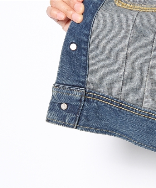 Demi-Luxe BEAMS（デミルクス ビームス）の「【Oggi7月号掲載】Lee / デニム ジャケット Gジャン（デニムジャケット・レディース・サックスブルー/ブルー・SMALL/MEDIUM）」の12枚目の写真