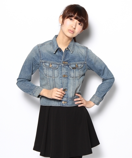 Demi-Luxe BEAMS（デミルクス ビームス）の「【Oggi7月号掲載】Lee / デニム ジャケット Gジャン（デニムジャケット・レディース・サックスブルー/ブルー・SMALL/MEDIUM）」の3枚目の写真