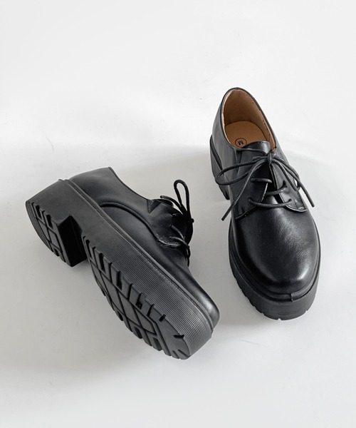 セール】超軽量厚底 プラットフォーム マニッシュ シューズ 1995