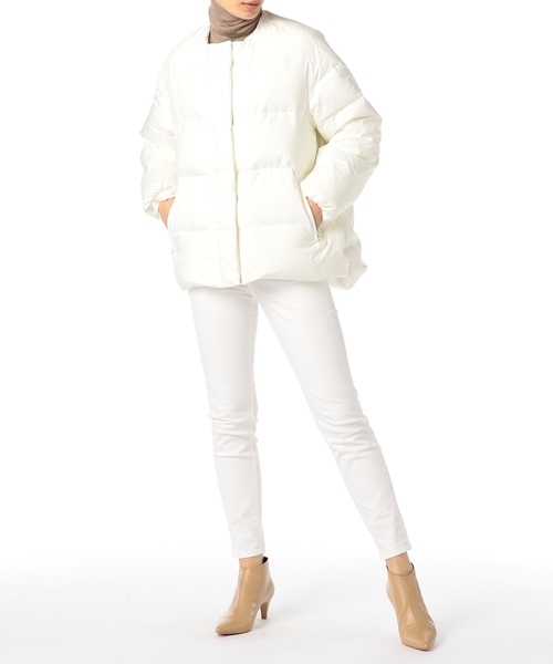 ESTNATION（エストネーション）の「ESTNATION / ダウンジャケット（ダウンジャケット/コート・レディース・ホワイト/ピンク/ネイビー/ブラウン・36/38）」の10枚目の写真