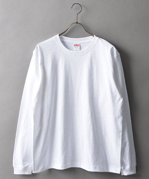United Athle（ユナイテッドアスレ）の「＃United Athle/ユナイテッドアスレ　5.6oz ロングスリーブTEE（Tシャツ/カットソー・メンズ・ホワイト/ブラック/グレー/ブラウン/グリーン/ネイビー/ロイヤルブルー/レッド・MEDIUM/LARGE/X-LARGE）」の2枚目の写真