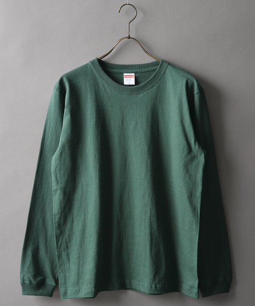 United Athle（ユナイテッドアスレ）の「＃United Athle/ユナイテッドアスレ　5.6oz ロングスリーブTEE（Tシャツ/カットソー・メンズ・ホワイト/ブラック/グレー/ブラウン/グリーン/ネイビー/ロイヤルブルー/レッド・MEDIUM/LARGE/X-LARGE）」の6枚目の写真