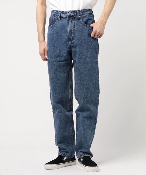 WESTSEA(ウエストシー)の「デニムバギーパンツ(デニムパンツ・メンズ・ブラック/ダークインディゴブルー/ライトインディゴブルー/ネイビー/ブルー・M/L/XL)」の17枚目の写真