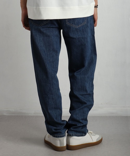 WESTSEA(ウエストシー)の「デニムバギーパンツ(デニムパンツ・メンズ・ブラック/ダークインディゴブルー/ライトインディゴブルー/ネイビー/ブルー・M/L/XL)」の14枚目の写真