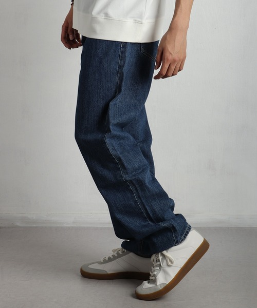 WESTSEA(ウエストシー)の「デニムバギーパンツ(デニムパンツ・メンズ・ブラック/ダークインディゴブルー/ライトインディゴブルー/ネイビー/ブルー・M/L/XL)」の15枚目の写真