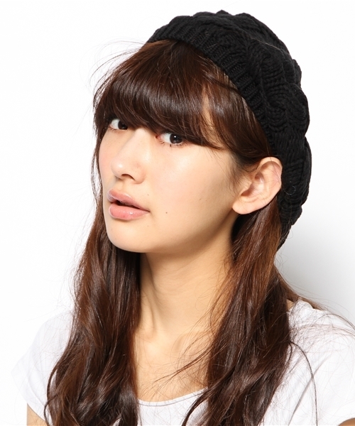 WEGO（ウィゴー）の「WEGO/コットンベレー帽（ハンチング/ベレー帽・レディース・オフホワイト/ブラック/ネイビー/レッド・FREE）」の9枚目の写真