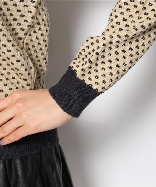 Kastane（カスタネ）の「【Kastane】襟付きニットPO（ニット/セーター・レディース・ベージュ/ミント/ネイビー・FREE）」の7枚目の写真