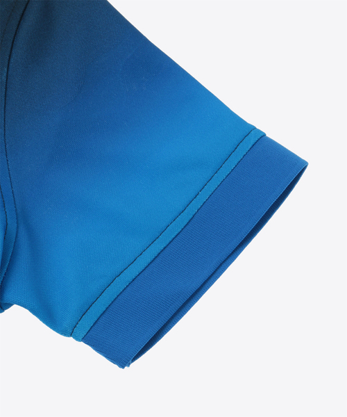 MARK & LONA（マークアンドロナ）の「Ombre Gage Polo | WOMEN（ポロシャツ・レディース・オレンジ/ネイビー・38/36/40）」の7枚目の写真