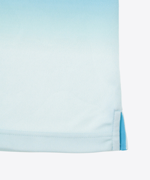 MARK & LONA（マークアンドロナ）の「Ombre Gage Polo | WOMEN（ポロシャツ・レディース・オレンジ/ネイビー・38/36/40）」の8枚目の写真