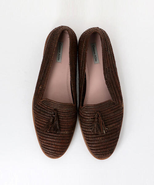 [新品・未使用]コントレアレ ラフィア タッセルスリッポン green label relaxing（グリーンレーベルリラクシング）の「[コントレ