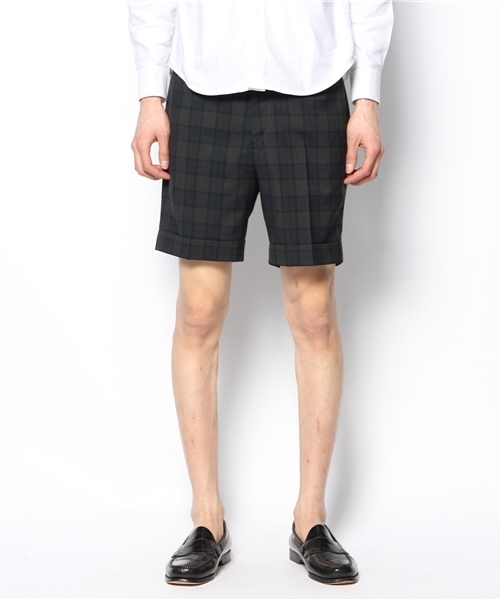 B:MING by BEAMS（ビーミングバイビームス）の「○ビーミング by ビームス / ウォシャブルチェックショーツ（スラックス・メンズ・グレー/ネイビー/その他1・46/48/44）」の14枚目の写真