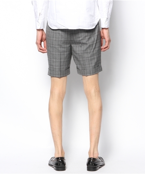 B:MING by BEAMS（ビーミングバイビームス）の「○ビーミング by ビームス / ウォシャブルチェックショーツ（スラックス・メンズ・グレー/ネイビー/その他1・46/48/44）」の11枚目の写真