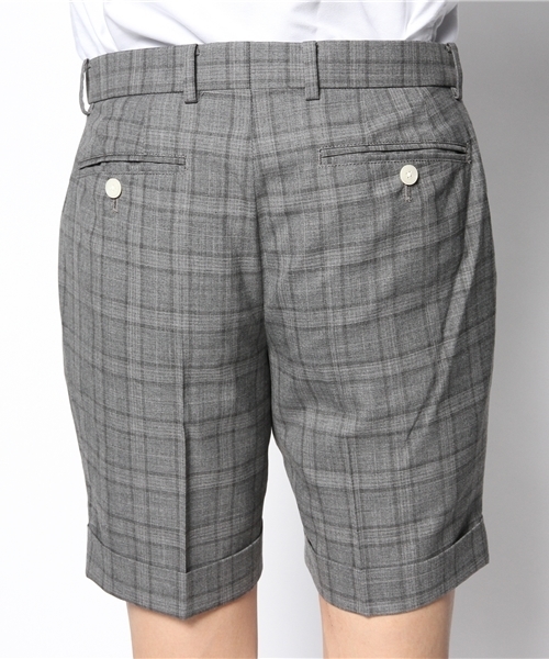 B:MING by BEAMS（ビーミングバイビームス）の「○ビーミング by ビームス / ウォシャブルチェックショーツ（スラックス・メンズ・グレー/ネイビー/その他1・46/48/44）」の4枚目の写真