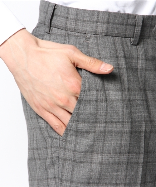 B:MING by BEAMS（ビーミングバイビームス）の「○ビーミング by ビームス / ウォシャブルチェックショーツ（スラックス・メンズ・グレー/ネイビー/その他1・46/48/44）」の5枚目の写真