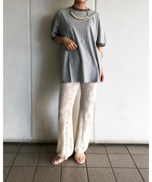 TODAYFUL リンガーTグレー Tシャツ タグ付き