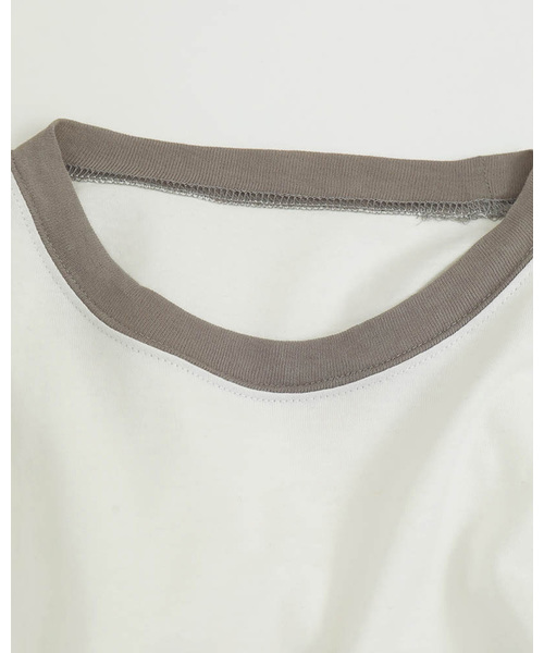 TODAYFUL リンガーTグレー Tシャツ タグ付き 新品未使用タグ付】TODAYFULコンパクトリンガーTシャツ グレー