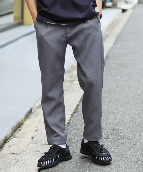 Kafika（カフィカ）の「【KAFIKA】日本製 STA-PREST×SOLOTEX Twill One Tuck Trouser / トラウザーパンツ（その他パンツ・メンズ・ブラック/グレー/ブラウン/グリーン・4/3/2）」の3枚目の写真