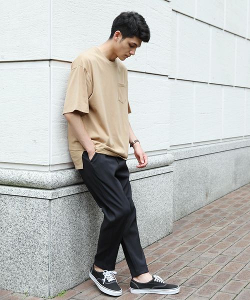 Kafika（カフィカ）の「【KAFIKA】日本製 STA-PREST×SOLOTEX Twill One Tuck Trouser / トラウザーパンツ（その他パンツ・メンズ・ブラック/グレー/ブラウン/グリーン・4/3/2）」の17枚目の写真