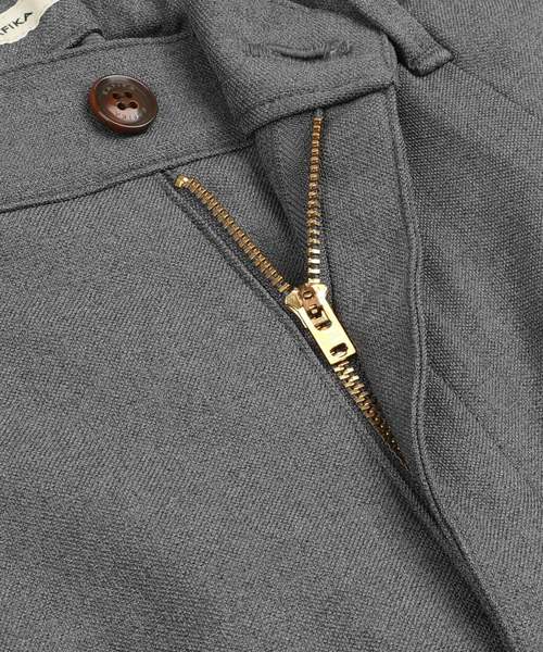 Kafika（カフィカ）の「【KAFIKA】日本製 STA-PREST×SOLOTEX Twill One Tuck Trouser / トラウザーパンツ（その他パンツ・メンズ・ブラック/グレー/ブラウン/グリーン・4/3/2）」の12枚目の写真