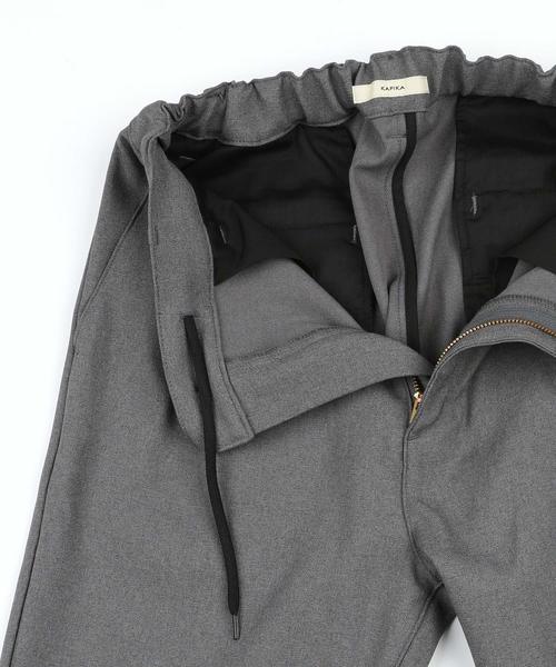 Kafika（カフィカ）の「【KAFIKA】日本製 STA-PREST×SOLOTEX Twill One Tuck Trouser / トラウザーパンツ（その他パンツ・メンズ・ブラック/グレー/ブラウン/グリーン・4/3/2）」の21枚目の写真