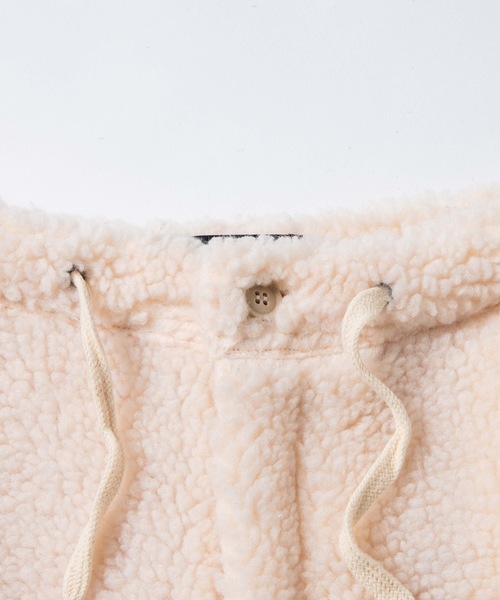 BUCCA 44（ブッカフォーティーフォー）の「【BUCCA 44】ボアフリースショートパンツ（その他パンツ・メンズ・ブラック/オフホワイト・MEDIUM/LARGE/X-LARGE/XX-LARGE/XXX-LARGE）」の4枚目の写真