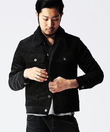 BEAMS | ◎BEAMS / DAILY LINE スキニー コーデュロイ ボアジャケット(ブルゾン)