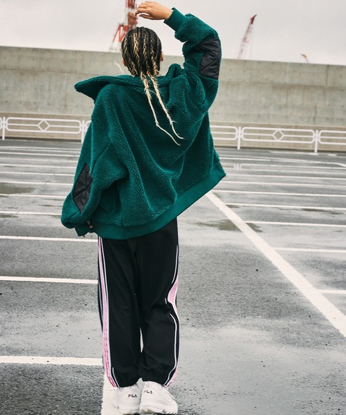 未使用　Peak Performance W ミドルウェア　ボアブルゾン マンシングウェア Munsingwear はっ水ストレッチ カットソー