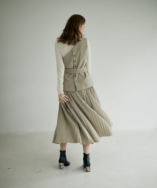 EMMA LIMBER（エマリンバー）の「Check One Shoulder Vest（ベスト