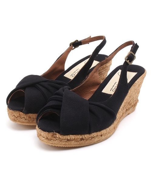 SHIPS for women（シップスフォーウィメン）の「GAIMO:バックストラップ ネジリウェッジ（サンダル・レディース・ブラック/ベージュ/ネイビー/ライトブルー・37/35/36/38）」の2枚目の写真