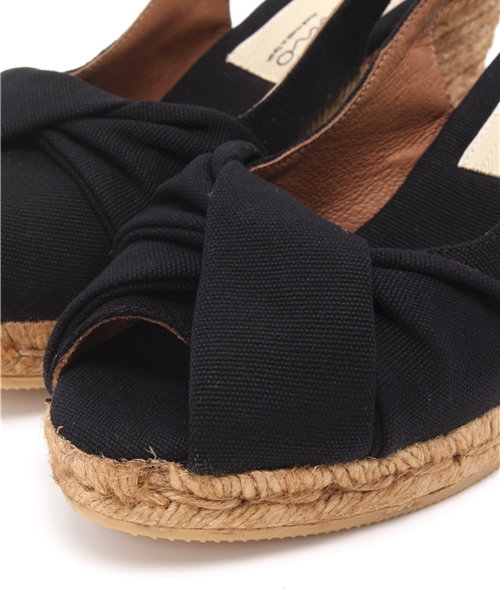 SHIPS for women（シップスフォーウィメン）の「GAIMO:バックストラップ ネジリウェッジ（サンダル・レディース・ブラック/ベージュ/ネイビー/ライトブルー・37/35/36/38）」の5枚目の写真