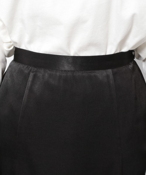 PAGEBOY（ページボーイ）の「サテンセミフレアスカート（スカート・レディース・ブラック/ライトベージュ/ピンク系その他・FREE）」の11枚目の写真