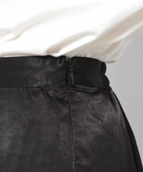 PAGEBOY（ページボーイ）の「サテンセミフレアスカート（スカート・レディース・ブラック/ライトベージュ/ピンク系その他・FREE）」の12枚目の写真