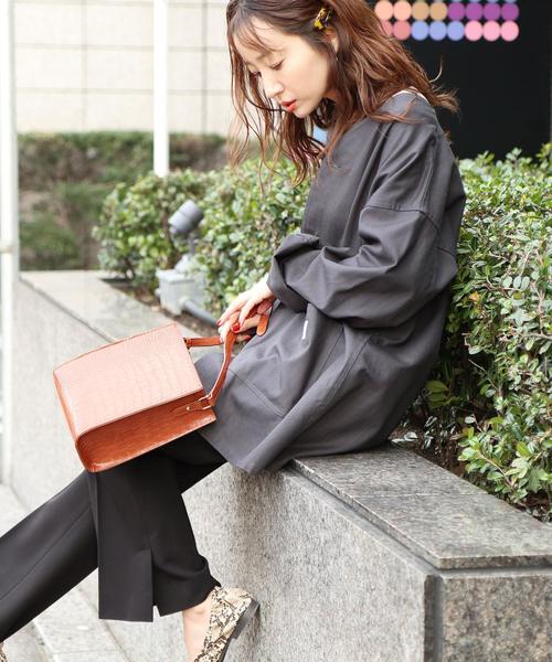 coen（コーエン）の「スクエアギャザーフラットシューズ（スリッポン/フラットパンプス）（スリッポン・レディース・パイソン/シルバー/ブラック・MEDIUM/LARGE/X-LARGE/SMALL）」の10枚目の写真